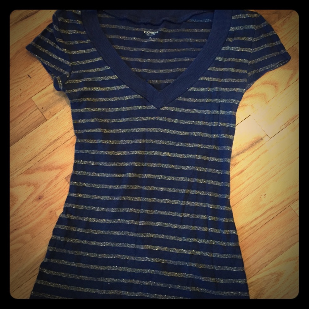 Express | Striped navy tee